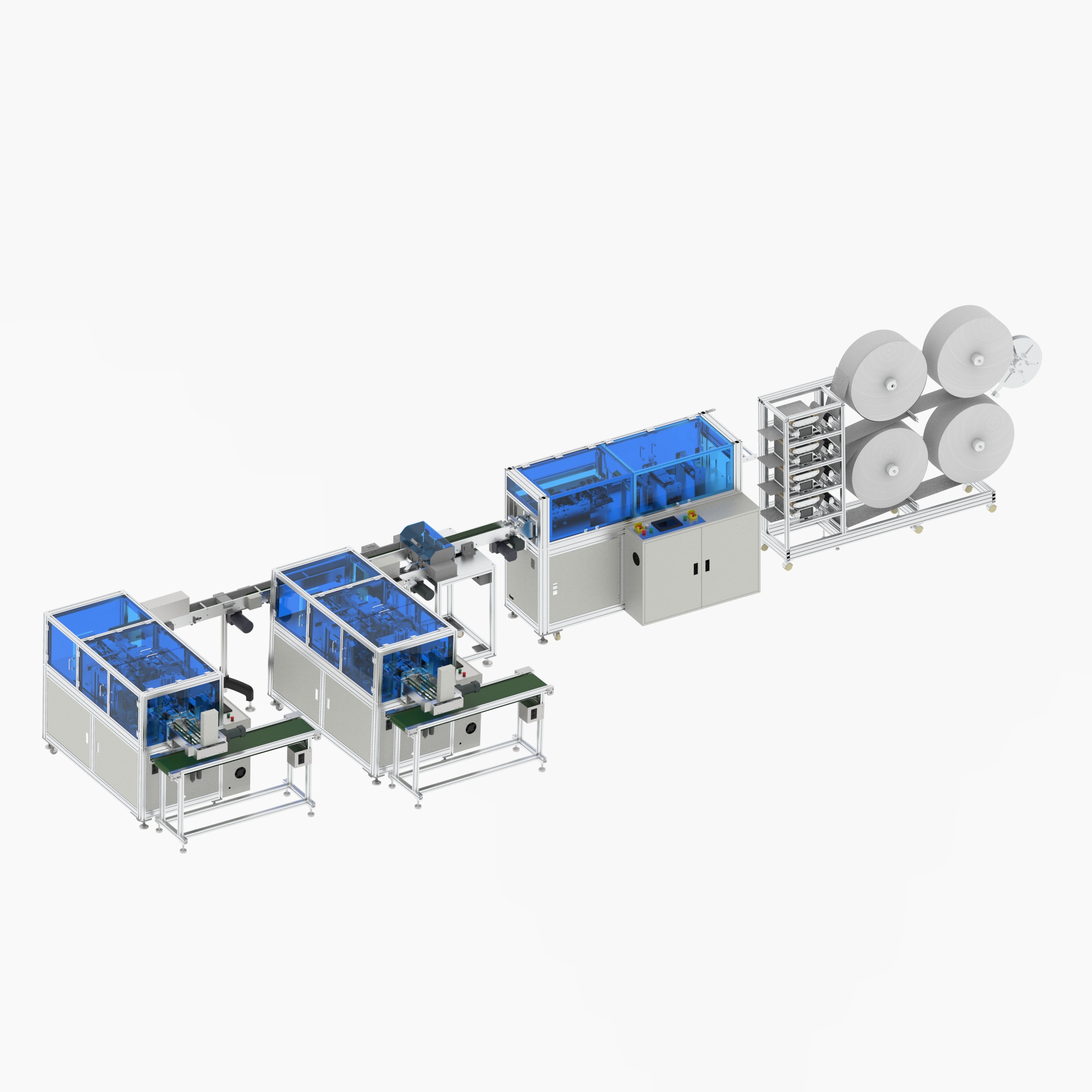 Flat mask machine (one to two)