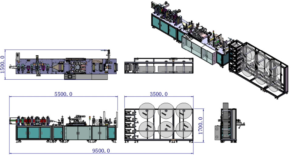 KN95 adult ear-loop mask machine KN95 adult ear-loop mask machine supplier