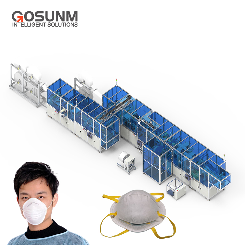 Gosunm high speed kn95 mask machine wholesale