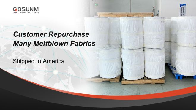Customer Repurchase Many Meltblown Fabrics Shipped to America