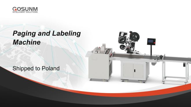 Paging and Labeling Machine Shipped to Poland