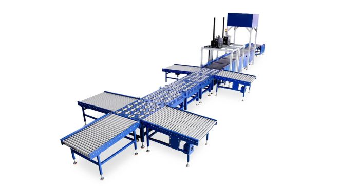 E-commerce Dimension weighing scanning and printing application system