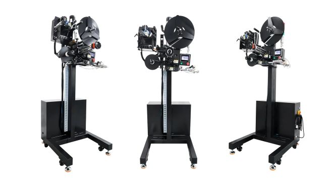 High speed bottle cap QR code labeling machine