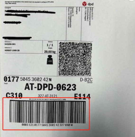 scan barcode shipping silp scan barcode shipping silp