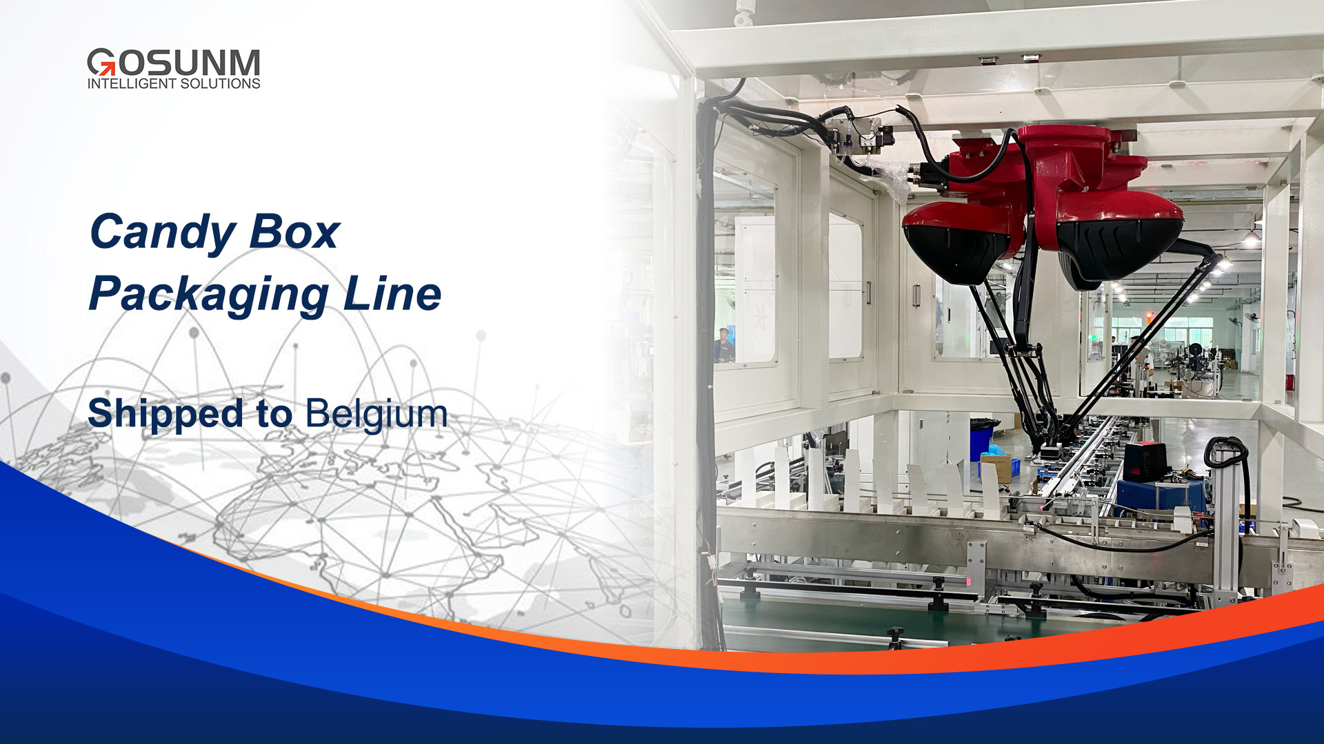 Candy Packaging Line Shipped To Belgium