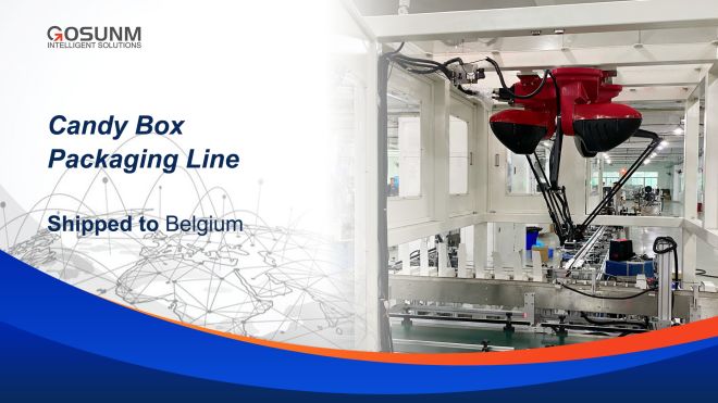 Candy Packaging Line Shipped To Belgium