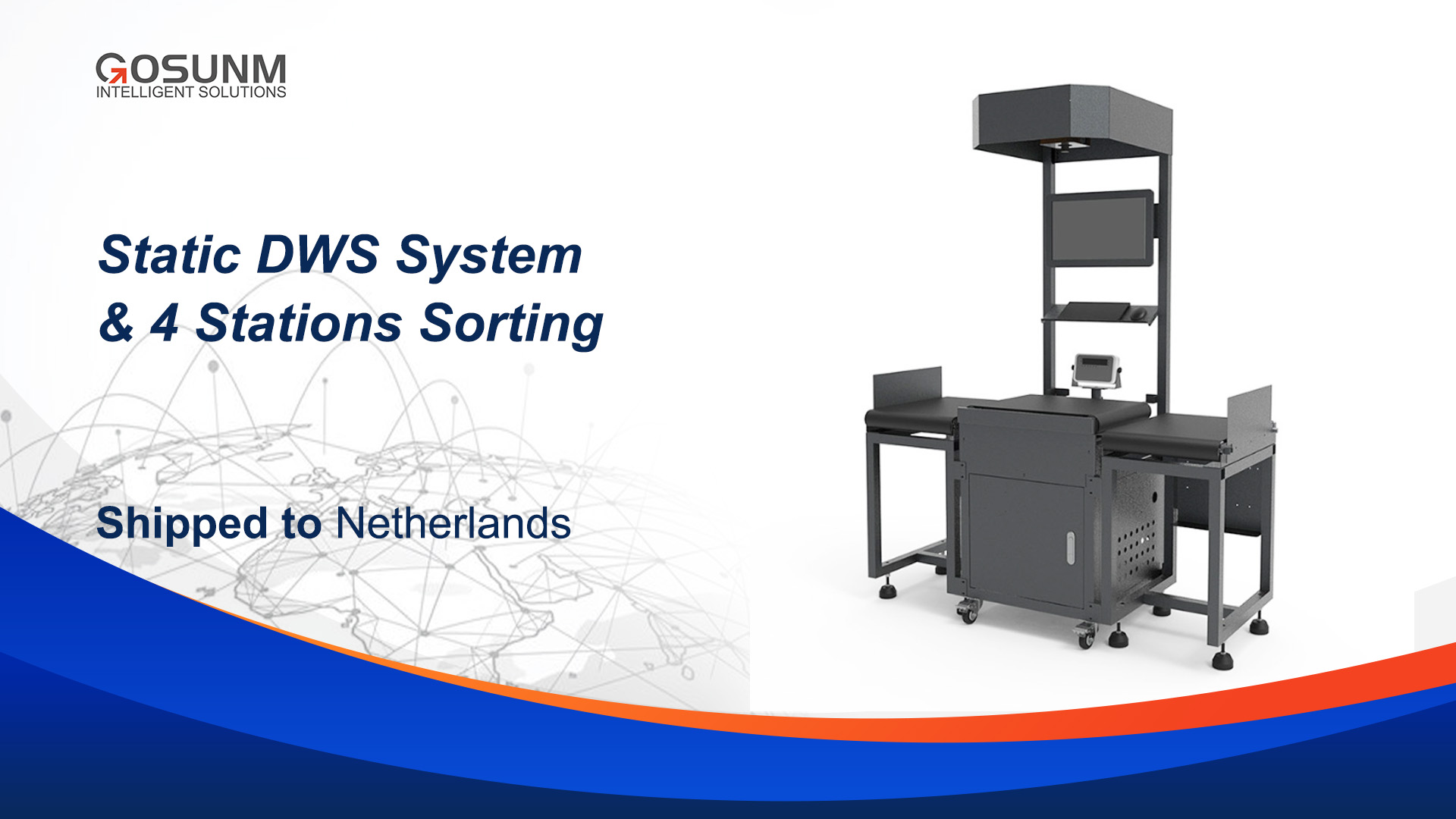 Static Dws System & 4 Stations Sorting Shipped to Netherlands