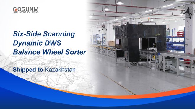 Six-Side Scanning Dynamic DWS Balance Wheel Sorter Shipped to Kazakhstan