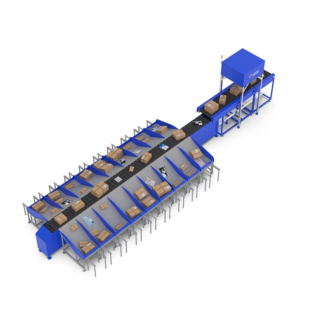 High Speed Slim Line Narrow Cross belt Sorter