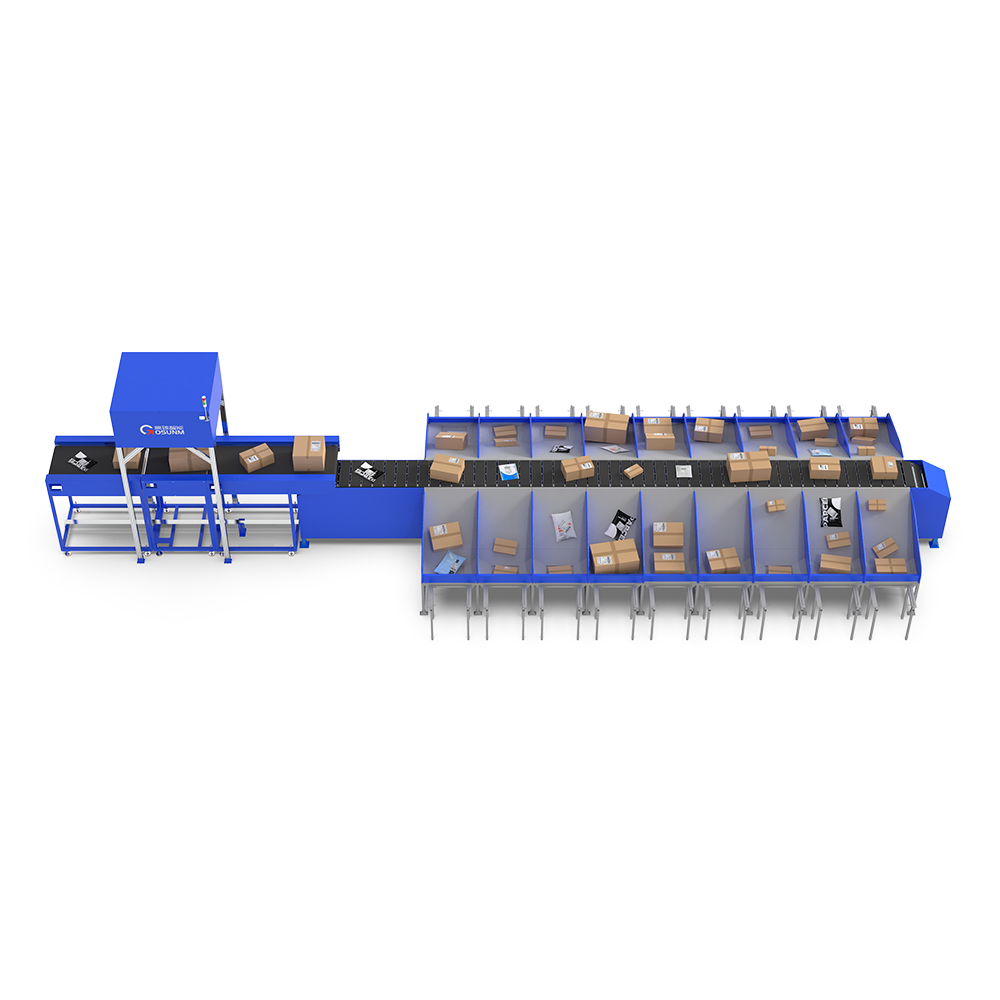 High Speed Slim Line Narrow Cross belt Sorter