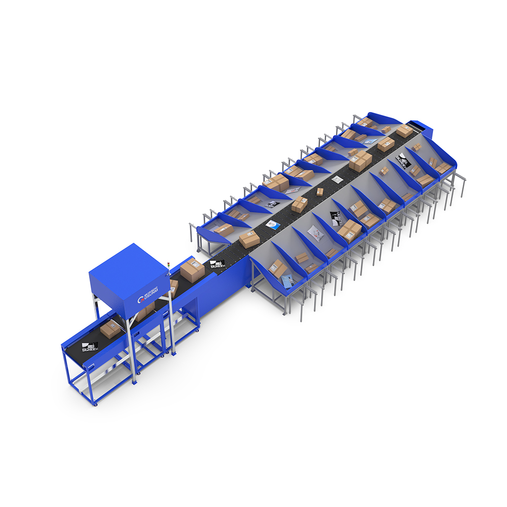 High Speed Slim Line Narrow Cross belt Sorter