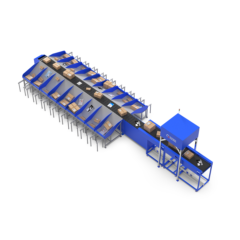 High Speed Slim Line Narrow Cross belt Sorter