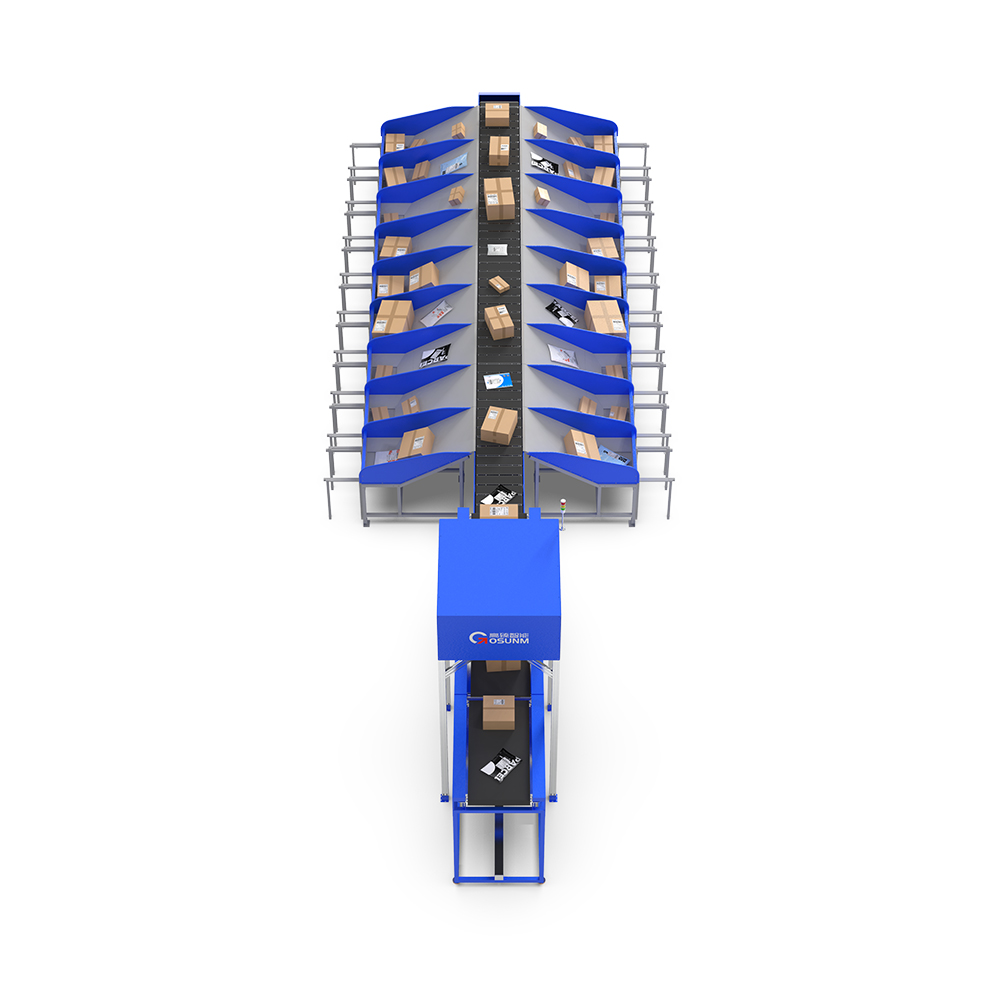 High Speed Slim Line Narrow Cross belt Sorter