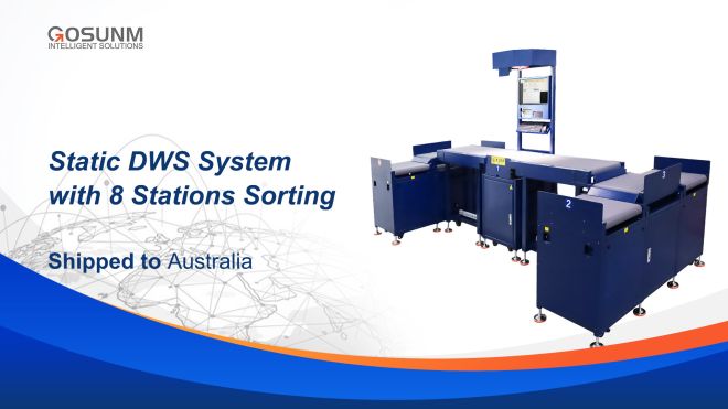 Static Dws System with 8 Stations Sorting Shipped to Australia