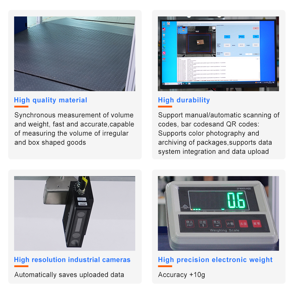 Large-Parcel Dimensioning & Weighing System