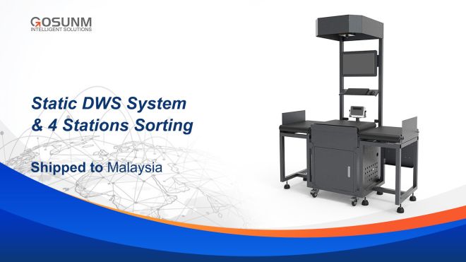 Gosunm Static Dws System & 4 Stations Sorting successfully shipped to Malaysia