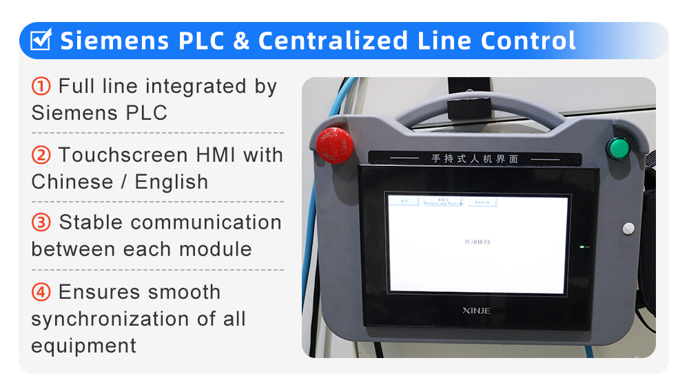 Siemens PLc & centralized Line control