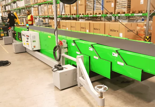 Telescopic belt conveyors drive efficient warehousing and logistics