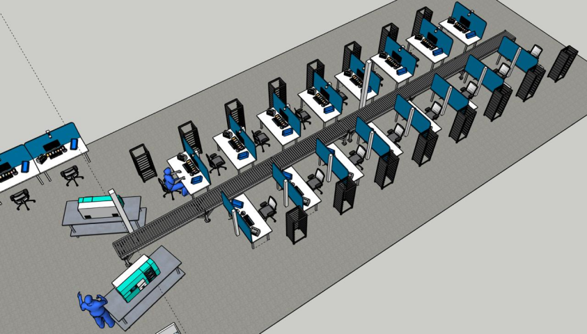  customized belt conveyor system 