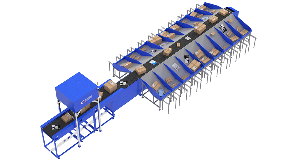 Narrow Cross Belt Sorter