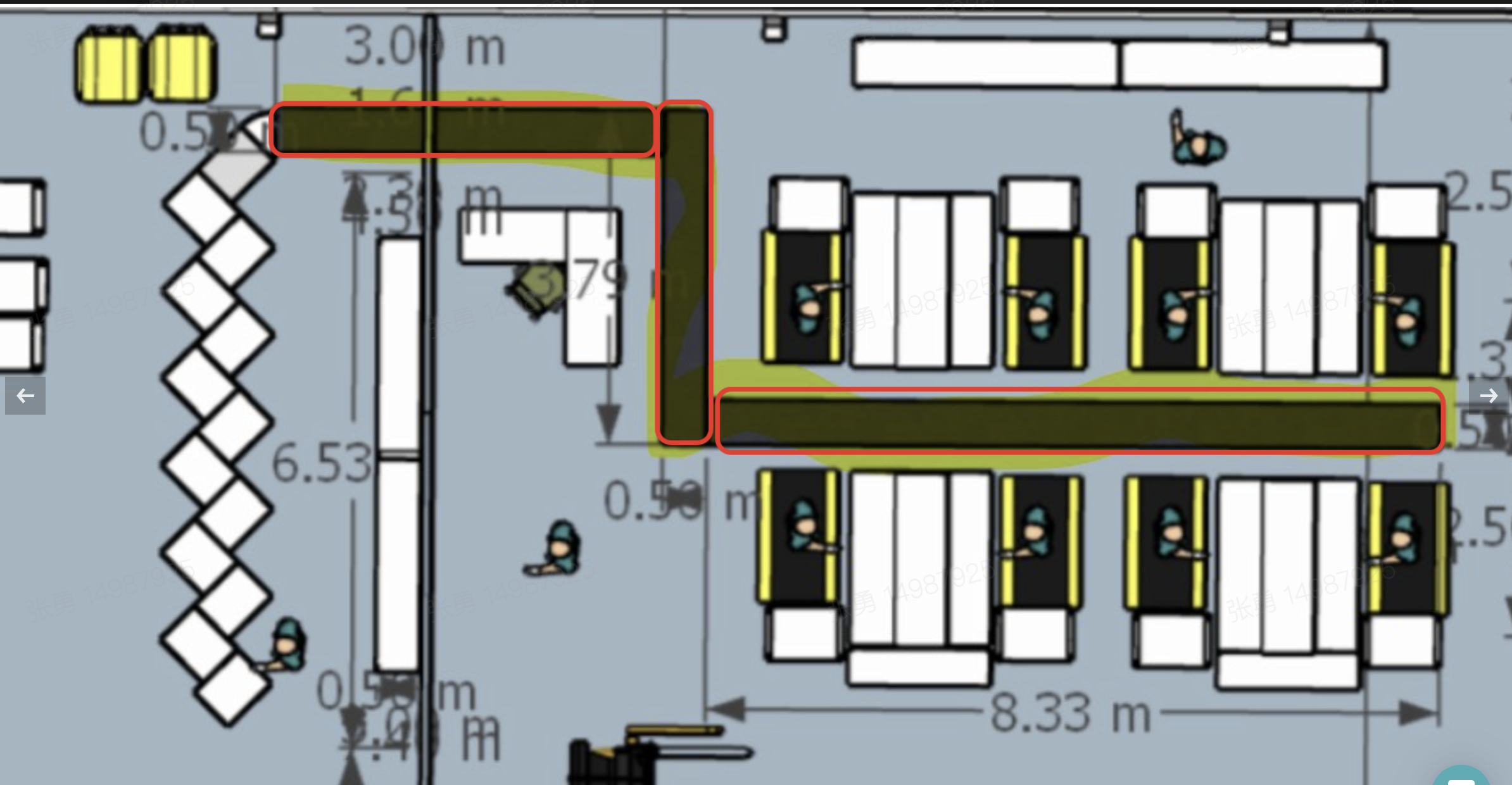 Z-shaped sorting line + 10 sorting ports