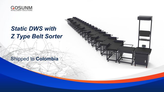 Gosunm's customized Z-shaped sorting line has been successfully shipped
