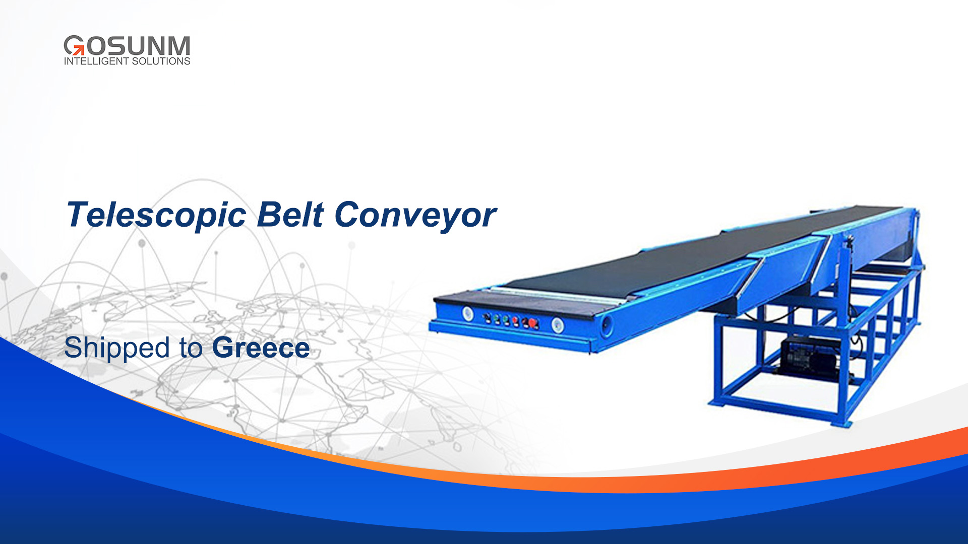Telescopic Belt Conveyor Shipped to Greece