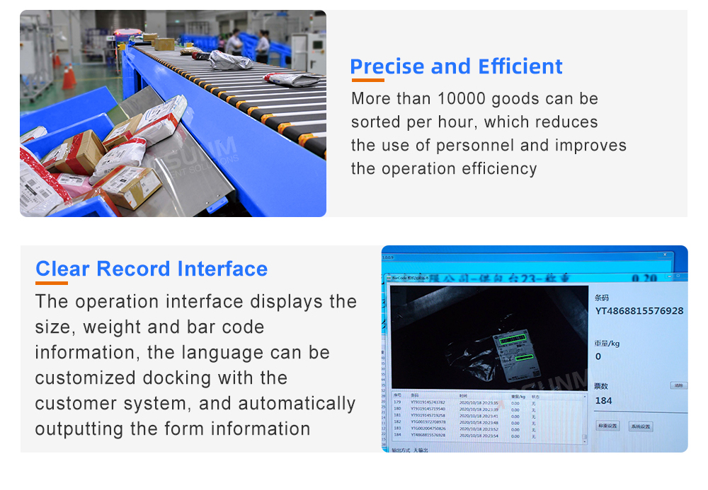 Ecommerce Narrow Linear Cross-Belt Sorter Ecommerce Narrow Linear Cross-Belt Sorter