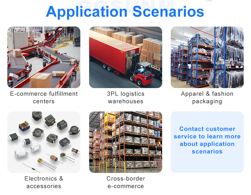 parcel bagging machine application