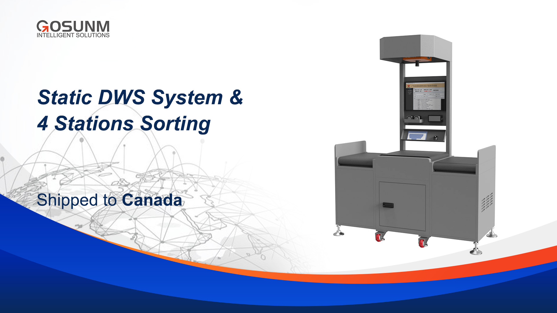 High-Efficiency Static DWS 1-to-4 Sorting Equipment Officially Delivered
