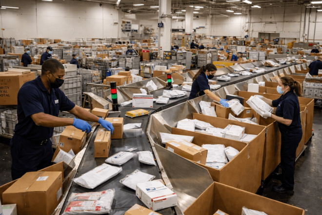 Automated Mail Sorting Machines Help Postal Services Achieve Next-Day Delivery