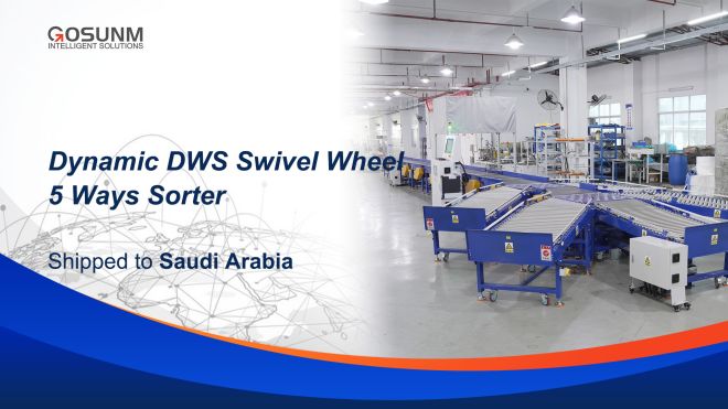 Gosunm Intelligent DWS Automated Scanning, Weighing, and Sorting Production Line Successfully Shipped