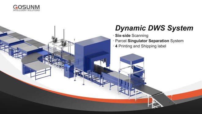 Dynamic DWS 6 Side Scanning Sorting Line Shipped To US