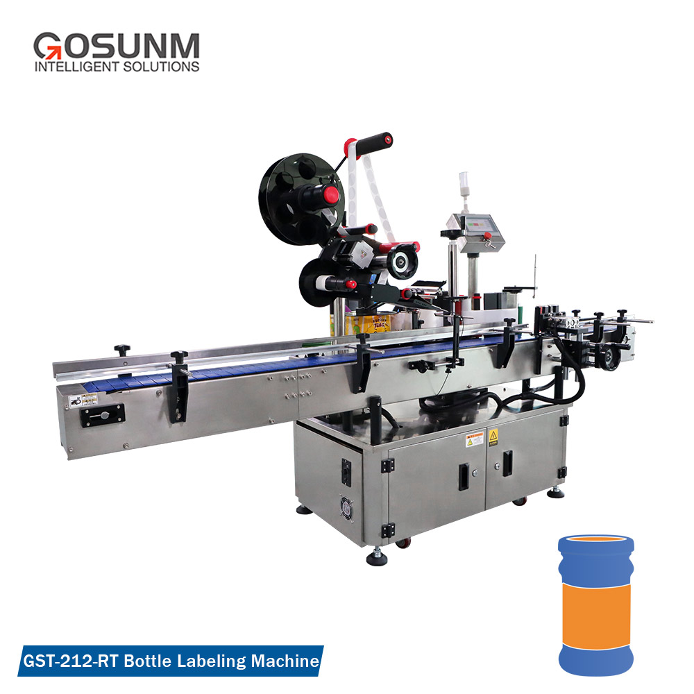 Flat Labeling + Round Bottle Positioning Labeling Machine