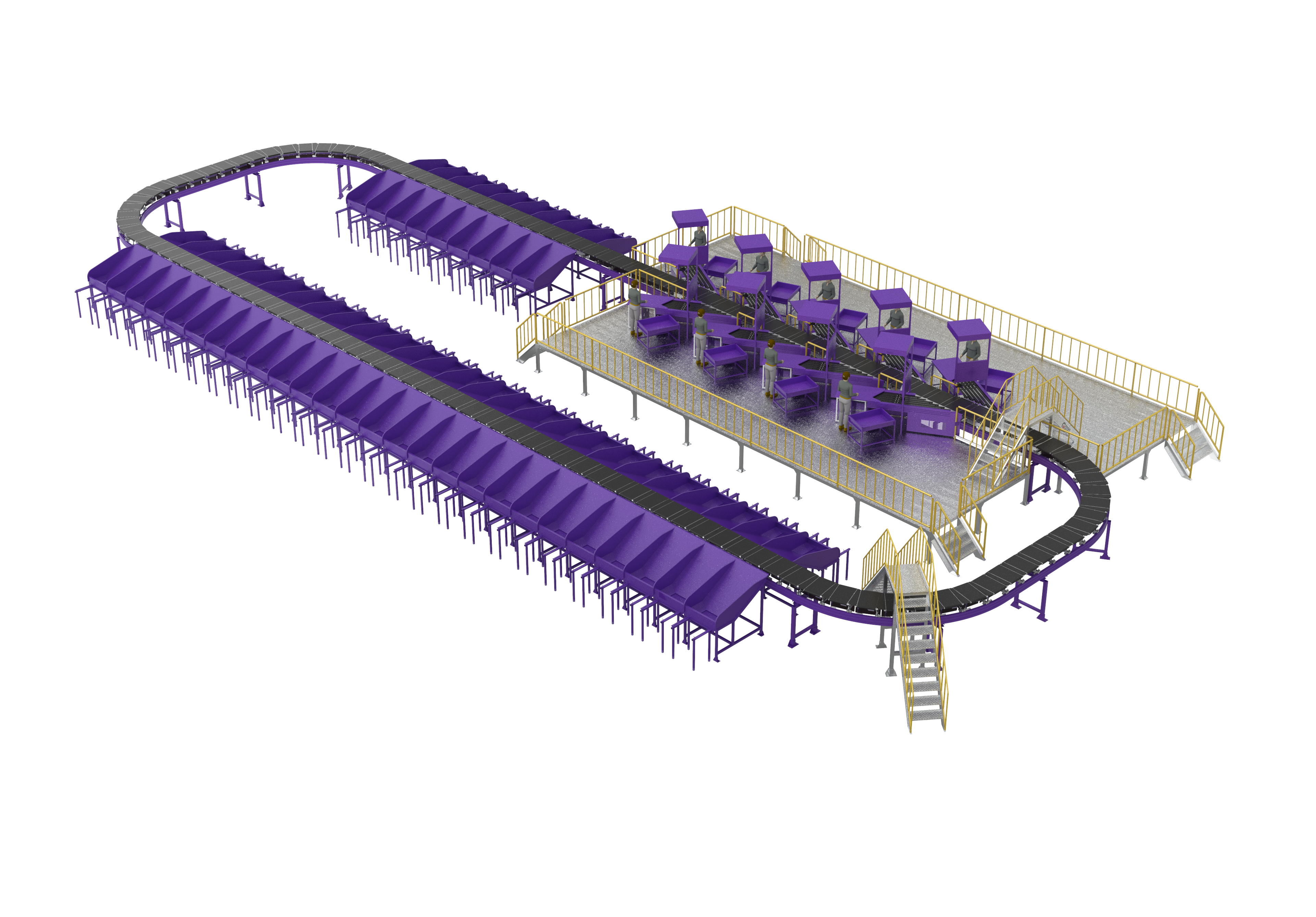 Express intelligent cross belt sorter Express intelligent cross belt sorter