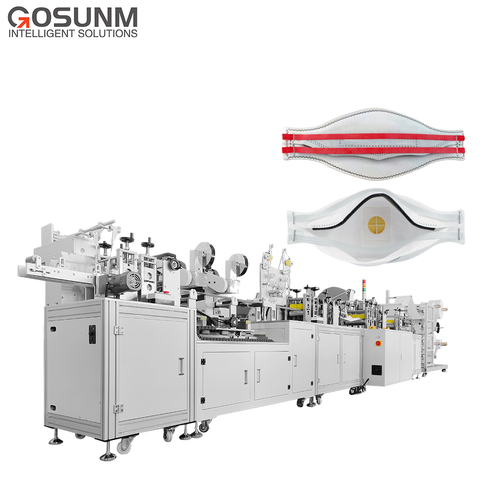 Automatic Broached Head Band KF94 Mask Machine