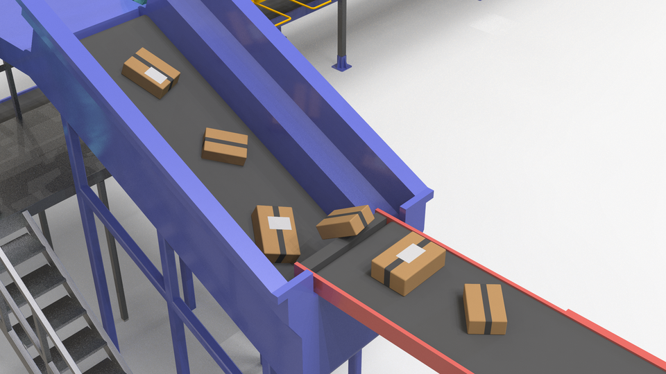 Tilt-tray sorter Tilt-tray sorter
