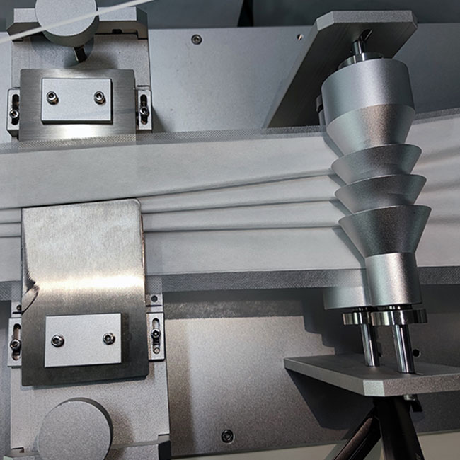 Automatic 1+1 Cross Head Band Mask Machine