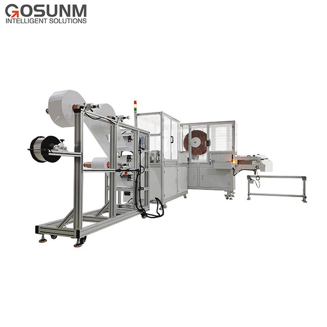 Automatic 1+1 Tie On Mask Machine
