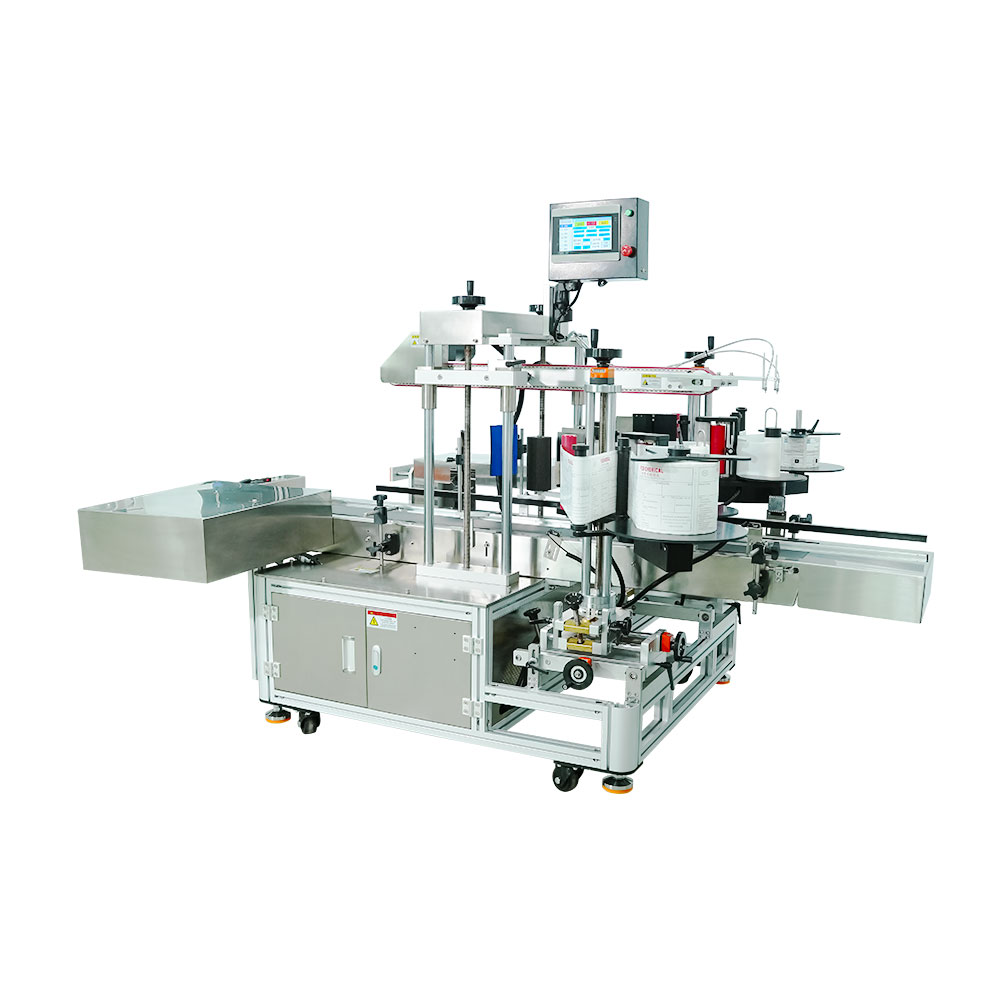 Double Side Labeling Machine for 5 Gallon Square Chemical Drums