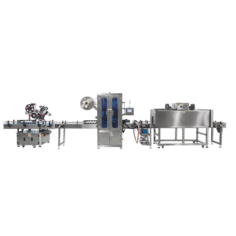 Shrink Sleeve Labeling Machine for Coils of Tin Wire