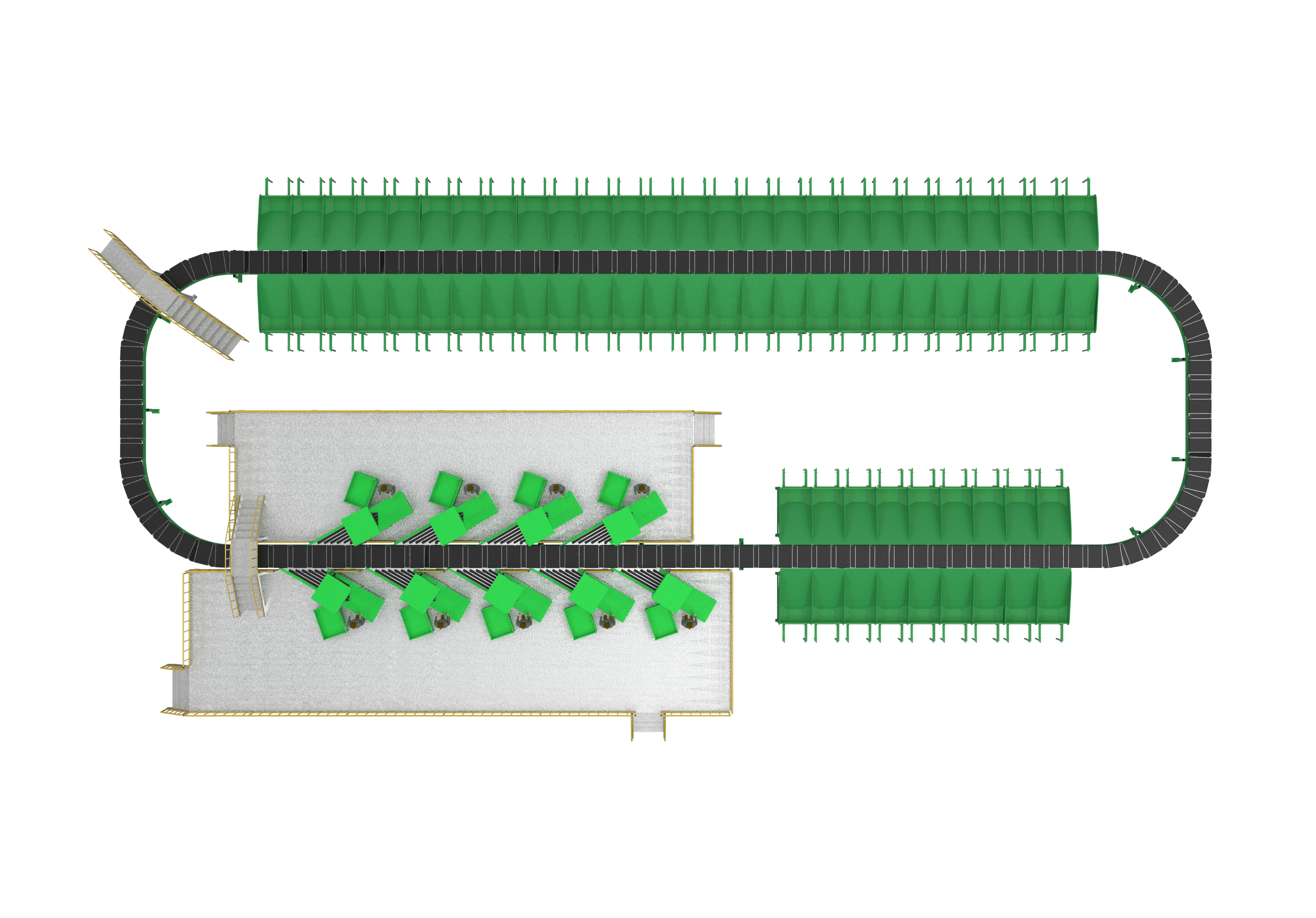 Express intelligent cross belt sorter Express intelligent cross belt sorter