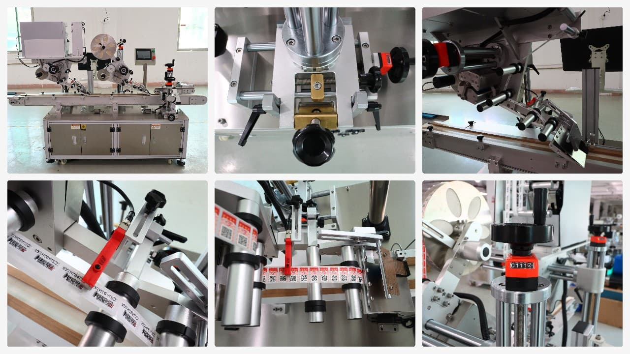 Cache Printing Dual Label Applicator Corner Labeling Machine Cache Printing Dual Label Applicator Corner Labeling Machine
