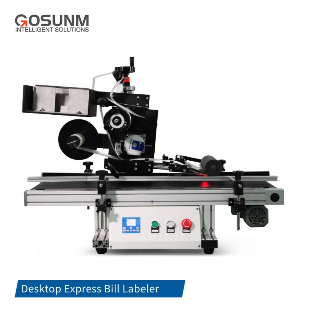 Automatic Desktop Top Surface Express Bill Labeling Machine