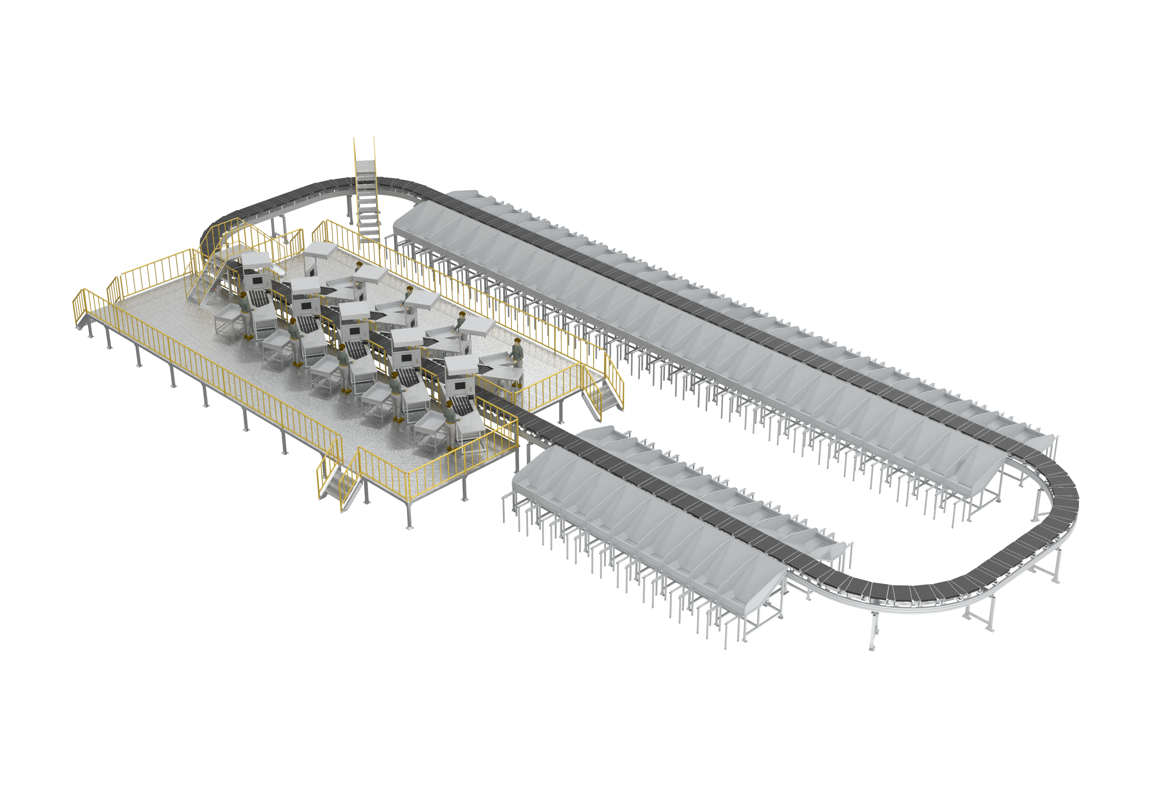 Express intelligent cross belt sorter Express intelligent cross belt sorter